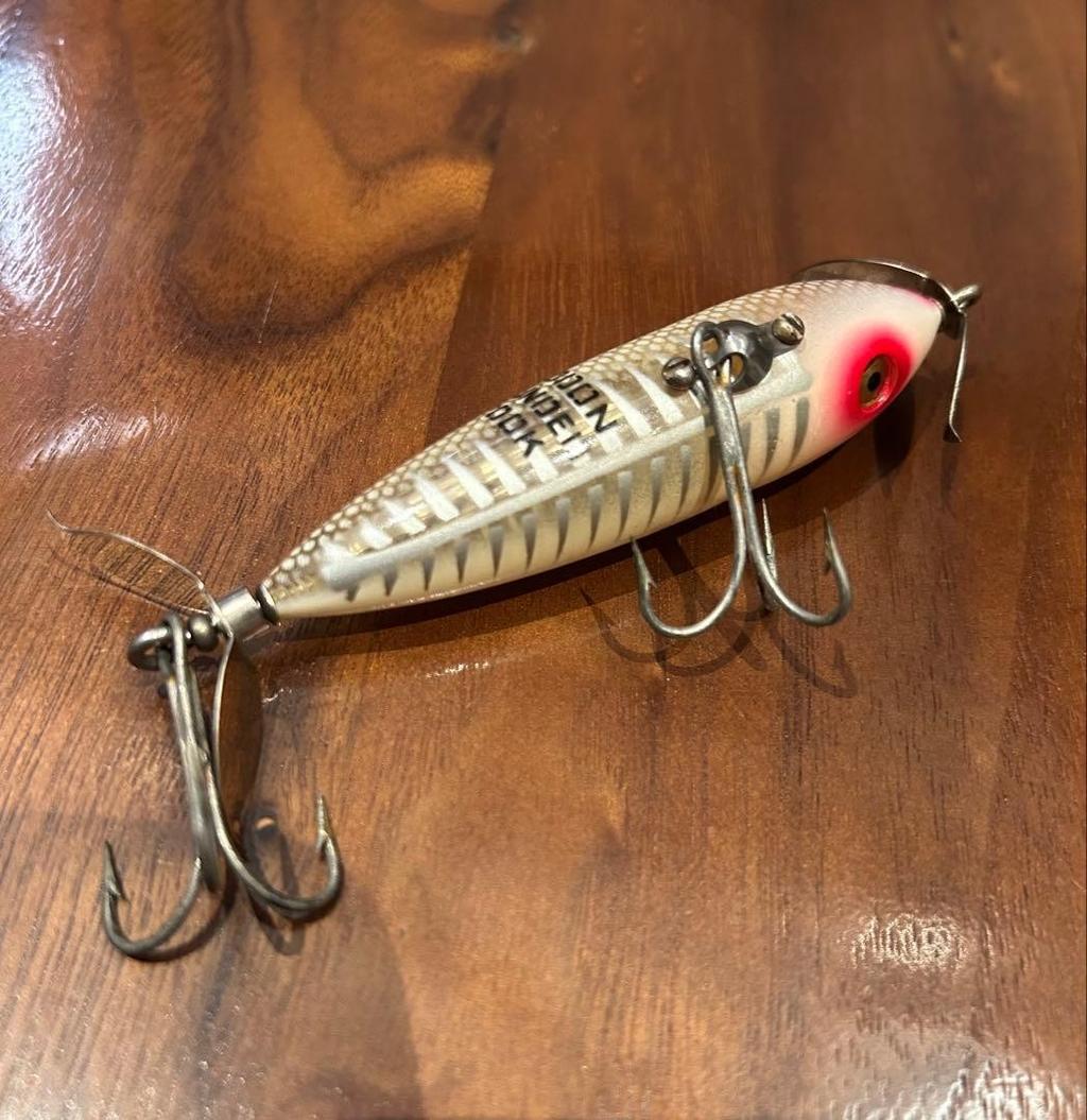 HEDDON Wounded Spook XRW Vintage Lure Topwater Frog Pattern - Image 7