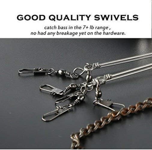 Compact Alabama Umbrella Rig with Stainless Steel Arms - Ideal for All Fishermen - Image 5