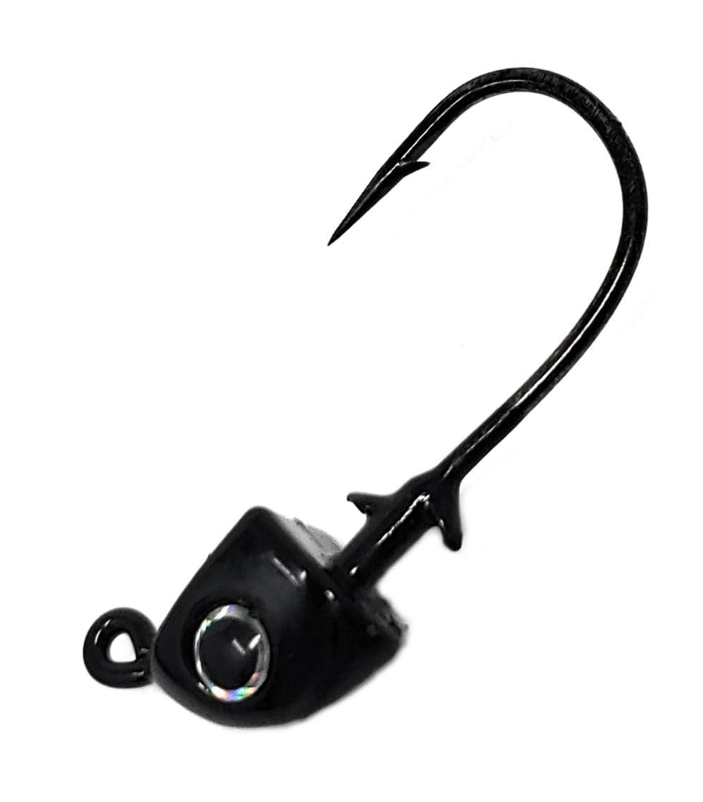 Reaction Tackle Tungsten Swimbait Jig Heads - 3D Eyes, Sharp Hooks, Bass Fishing - Image 2