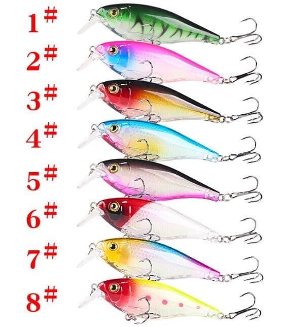 8PCS Minnow Fishing Lure 12g Hard Trolling Sinking Swimbait Saltwater Isca Bass - Image 2