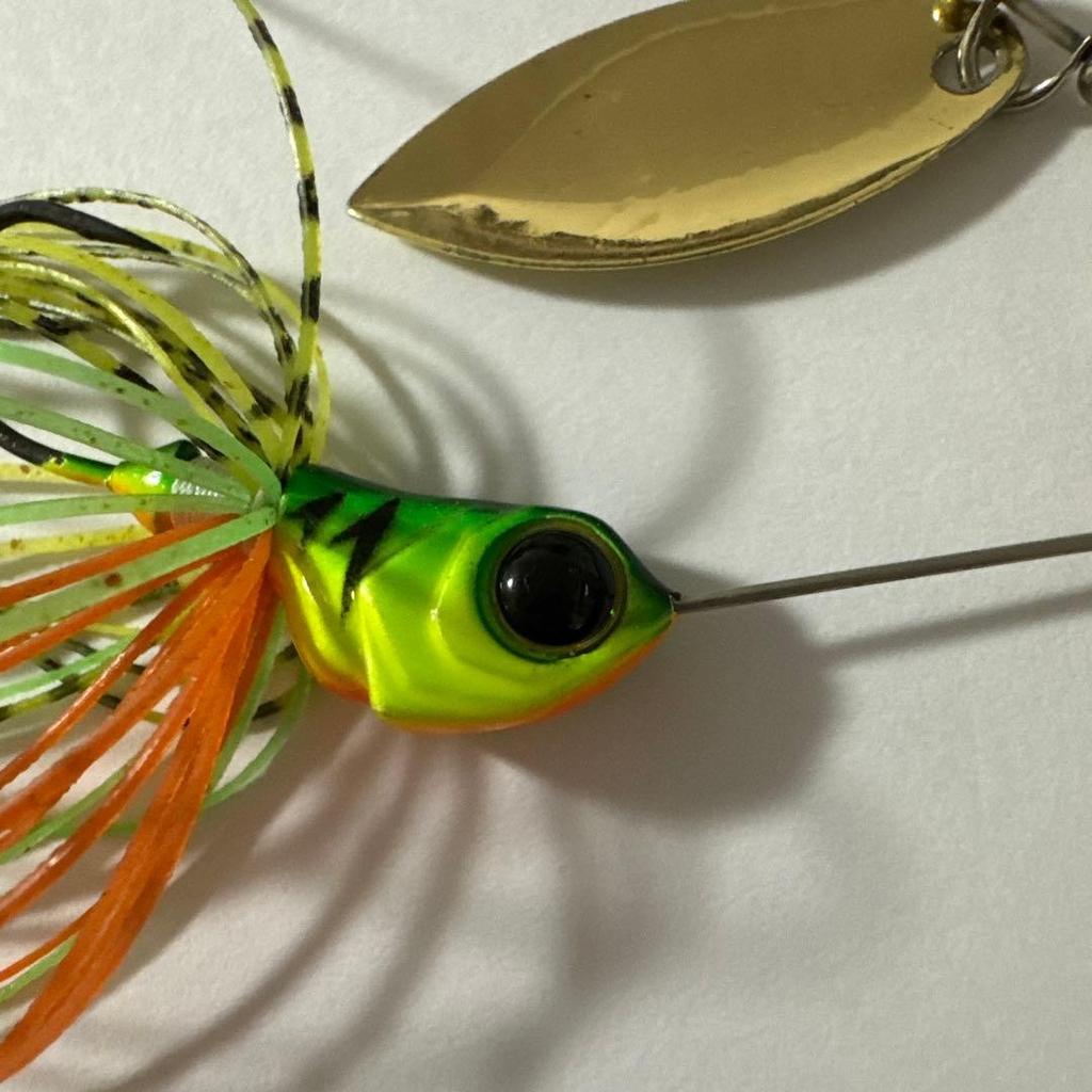 Evergreen D-ZONE Fly Spinnerbait 50mm 9.7g Hard Lure for Bass Fishing, Used - Image 5