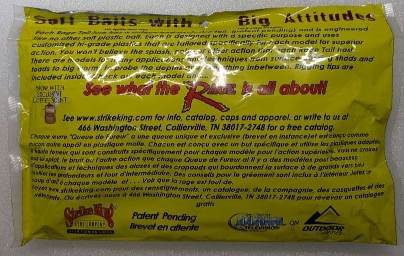 Strike King RAGE TAIL ELLIMINATOR 3 pack - Image 5