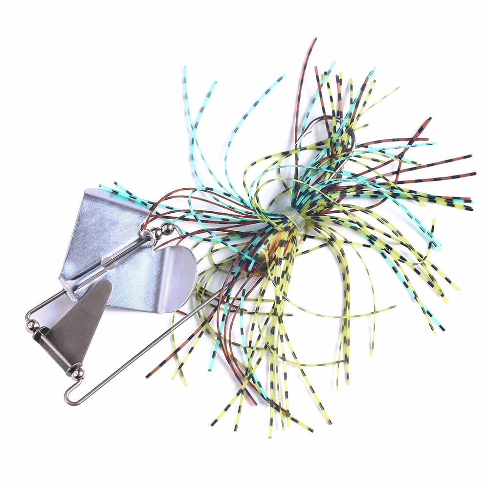 5PCS/Lot 16g Spinnerbait Blade Bait Rubber Skirt Buzzbait Fishing Lures Tackle - Image 5