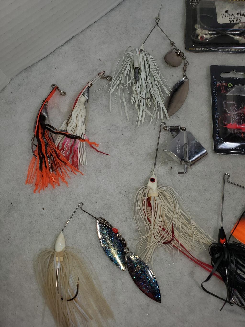 Fishing Lures Lot New/old, Spinnerbait Box, And Other Misc - See Photos  - Image 6