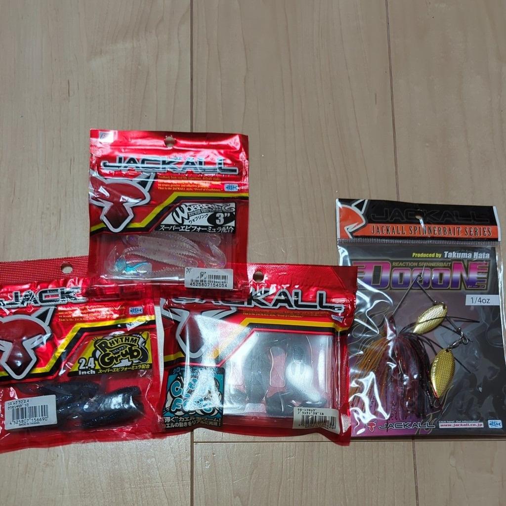 Price reduced. Bass fishing worm set + spinnerbait - Image 1