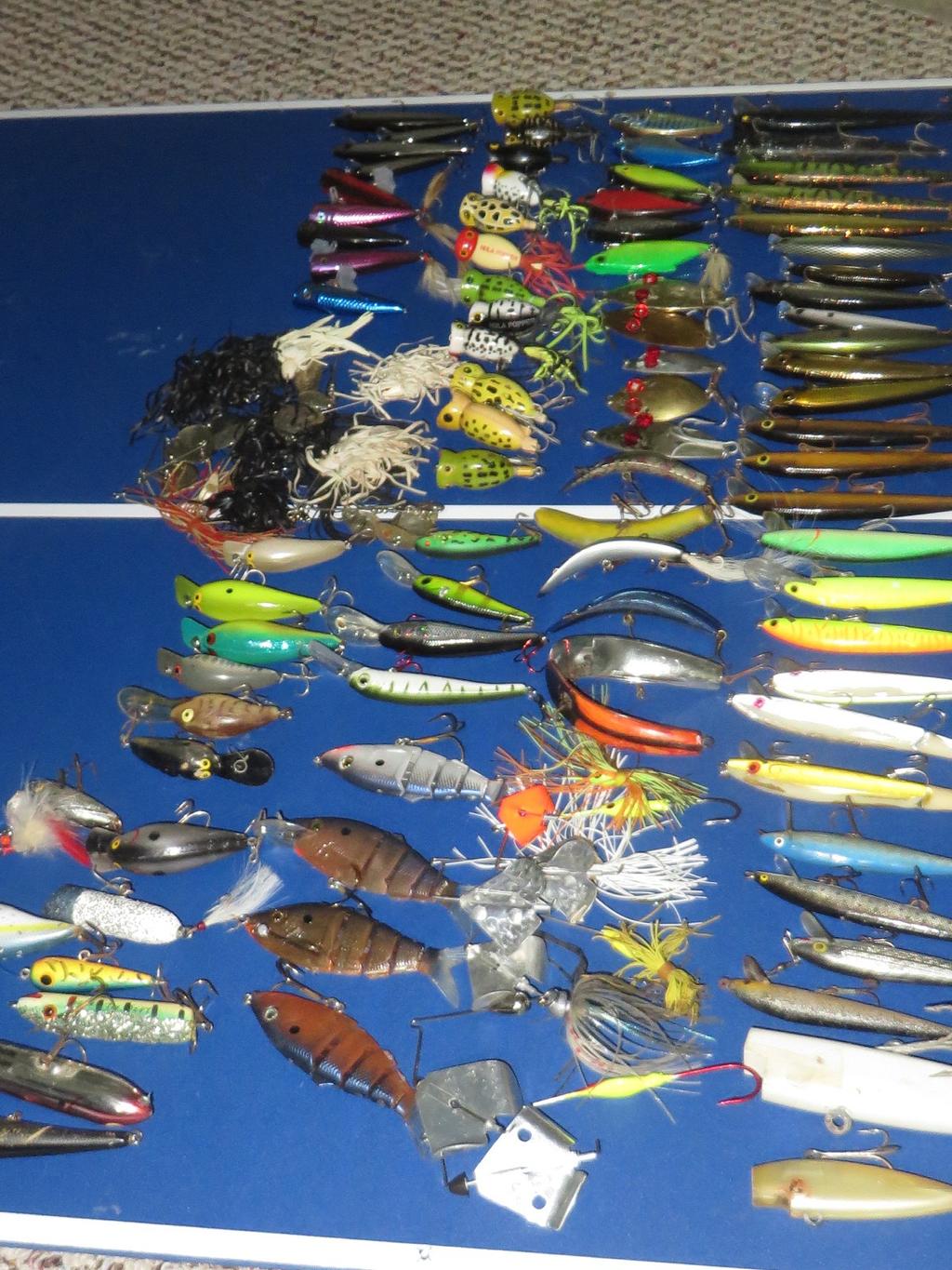 Huge Lot over 250 Lures Cordell Manns Rapala Rebel Strike King Lewis Creek Berkl - Image 12