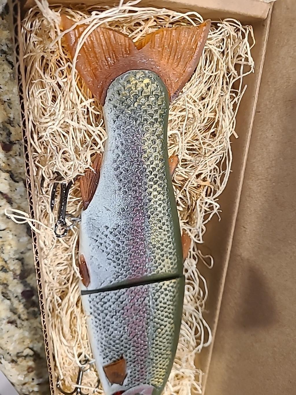 🔴Hinkle Trout 🔴Swimbait Painted Andrew Rare Fishing Lure 11 Glide 🔴 - Image 3