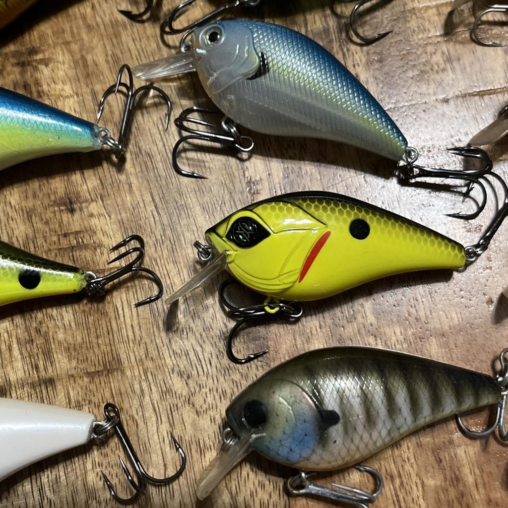 Lot Of 18 Squarebill Crankbaits Xcite Strike King Ark Unbranded No Combined Ship - Image 6