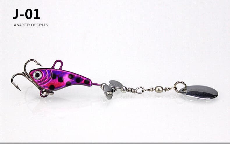 4PCS Metal VIB Fishing Lures 11g 8.8cm Spinnerbait Spoon Jigs Artificial Swim - Image 6