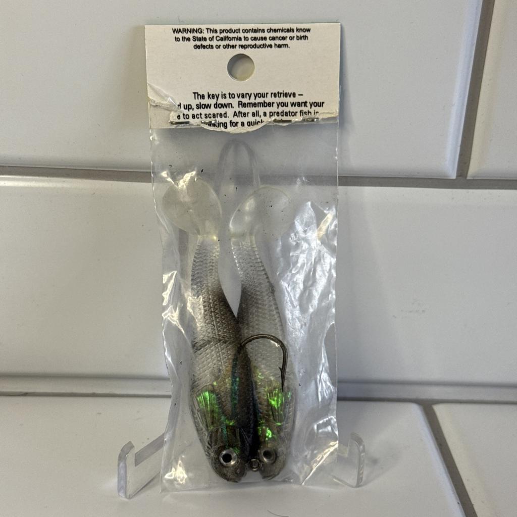 Creme Spoiler Shad 3" Swimbait 2pk - Sealed New - Image 4