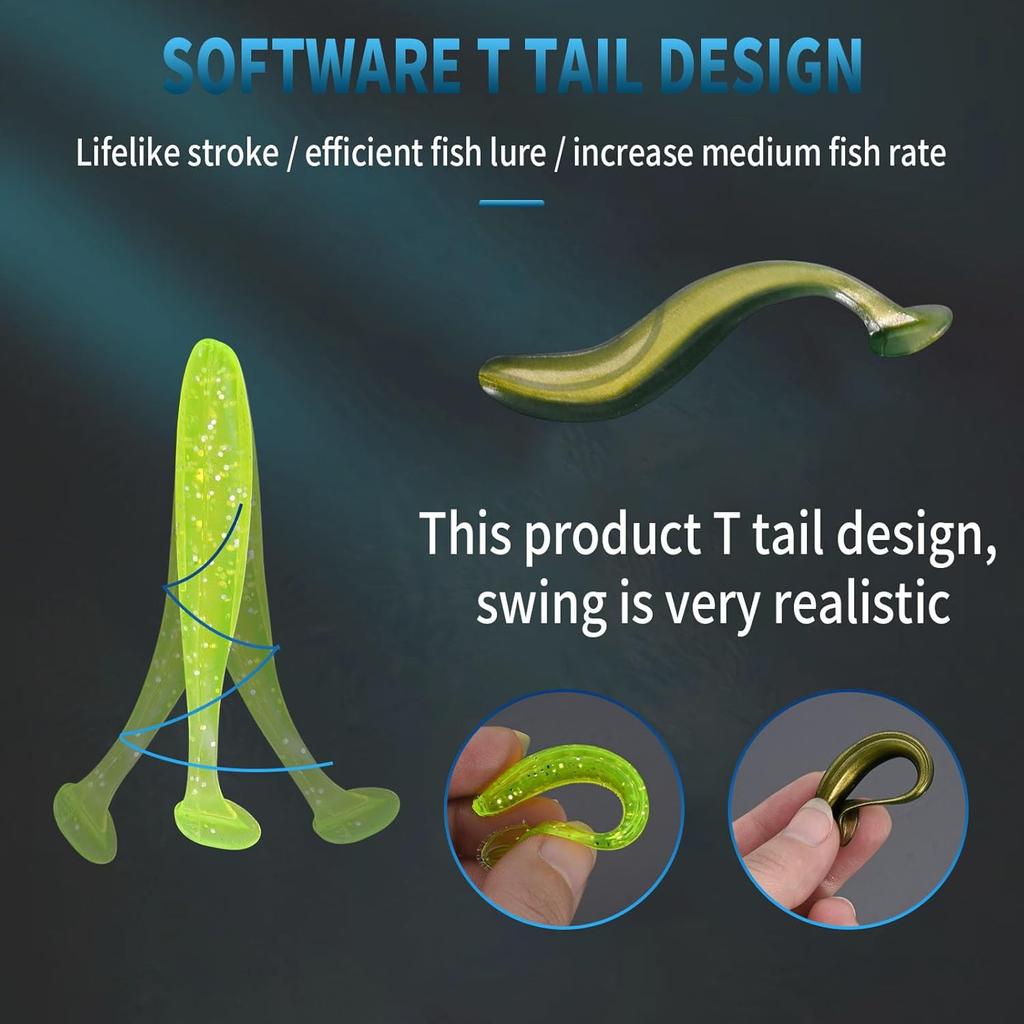 21Pcs 5 Arms Alabama Umbrella Rig for Bass Striper Rig Fishing Lures Bait Kit wi - Image 2