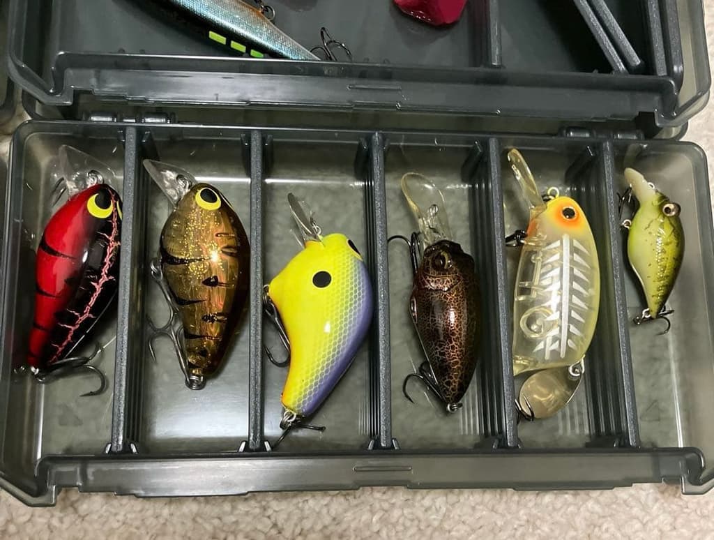 Bass fishing retirement settackle box, hard lures, soft lures, bait reel, etc. - Image 12