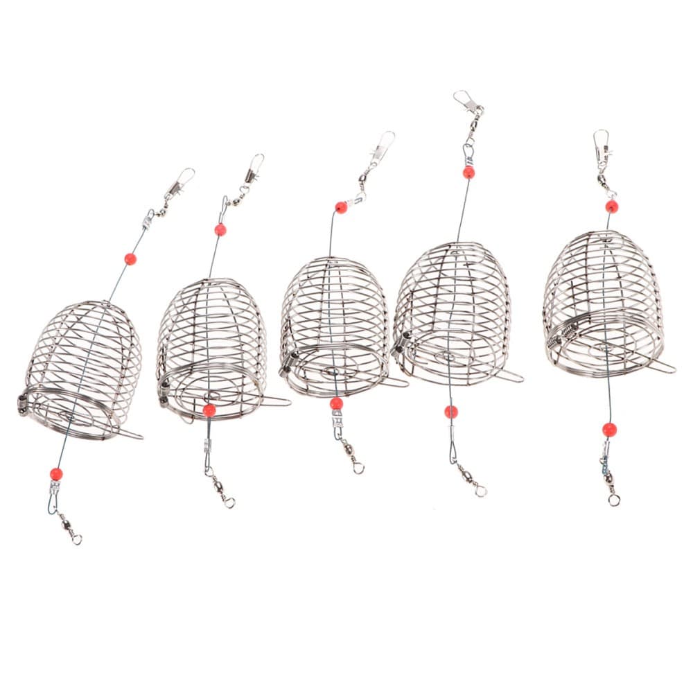 5 PCS Fishing Accessories Crab Trapping Bait Cage for Carp Keeper - Image 4
