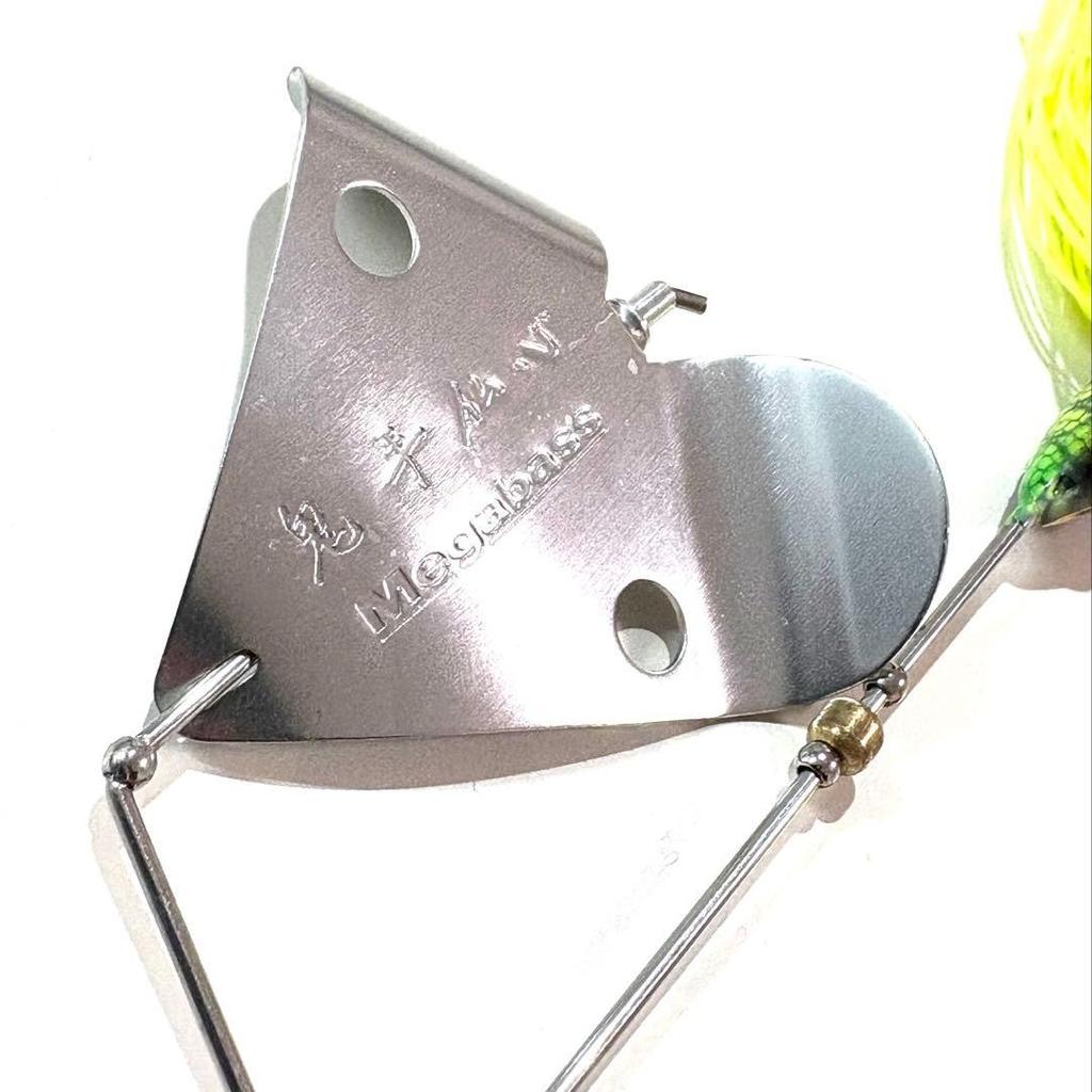 Megabass Jamaica Boa JR Buzzbait 3/8oz Green Used Lure - Image 5