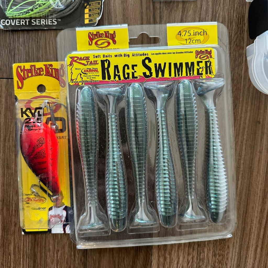 Bass Lure Bundle Lot Of 10 Including Berkley, Net Bait, Booyah, Strike King  NEW - Image 7