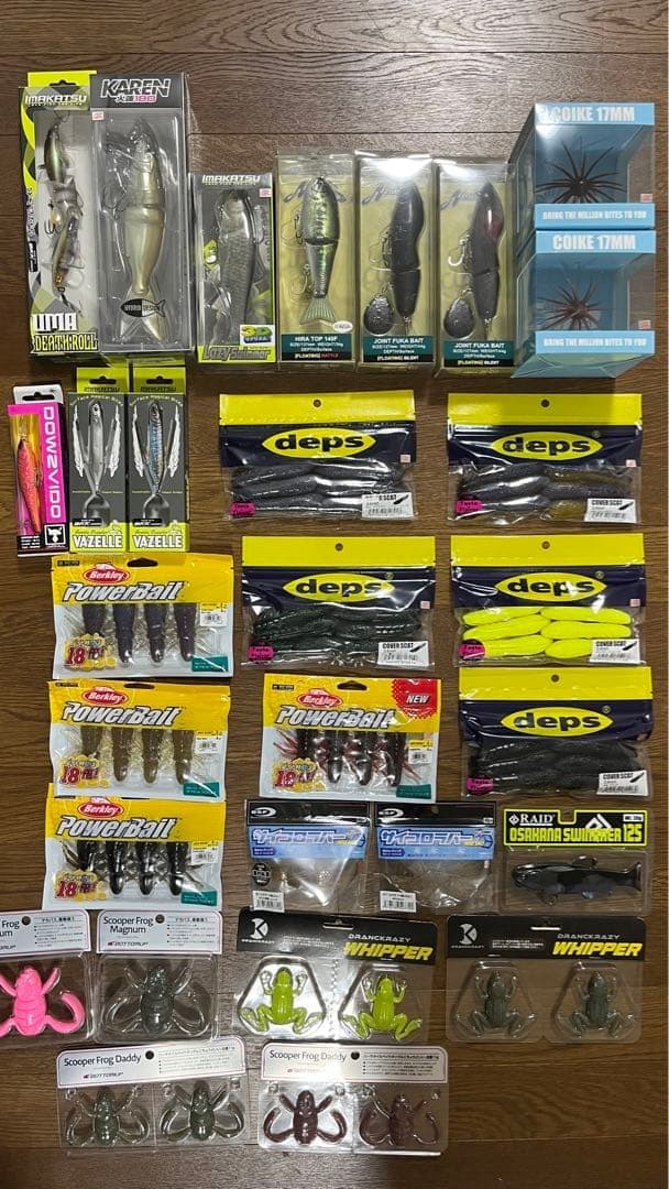 Lure Set Jointed Fukah Bait Koike 17mm Rage Swimmer - Image 1