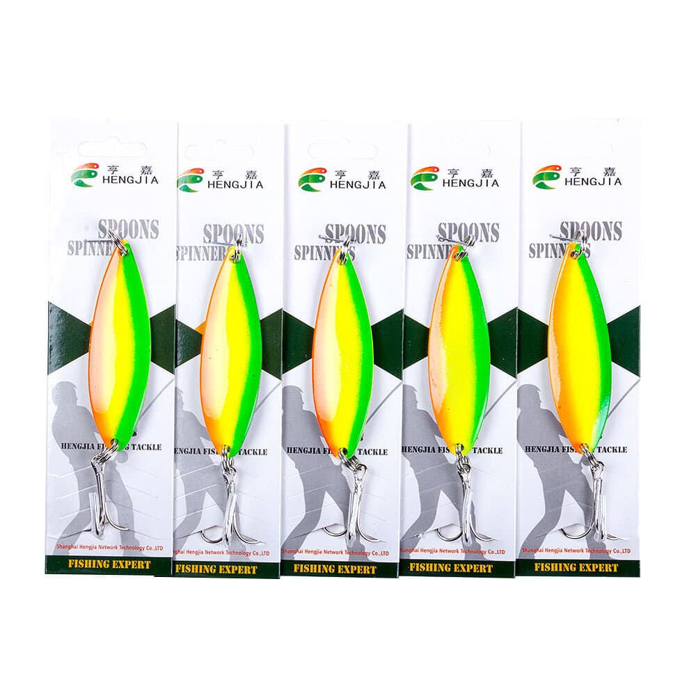 20PCS Lot Spinnerbait Spoon Bait 7.2cm/18g Metal Crankbait Fishing Lure Blade - Image 10