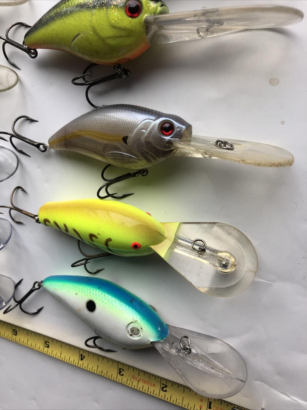 Strike King Bomber Norman Manns Deep Diving Crankbait Fishing Lure Lot Of 10 S10 - Image 5