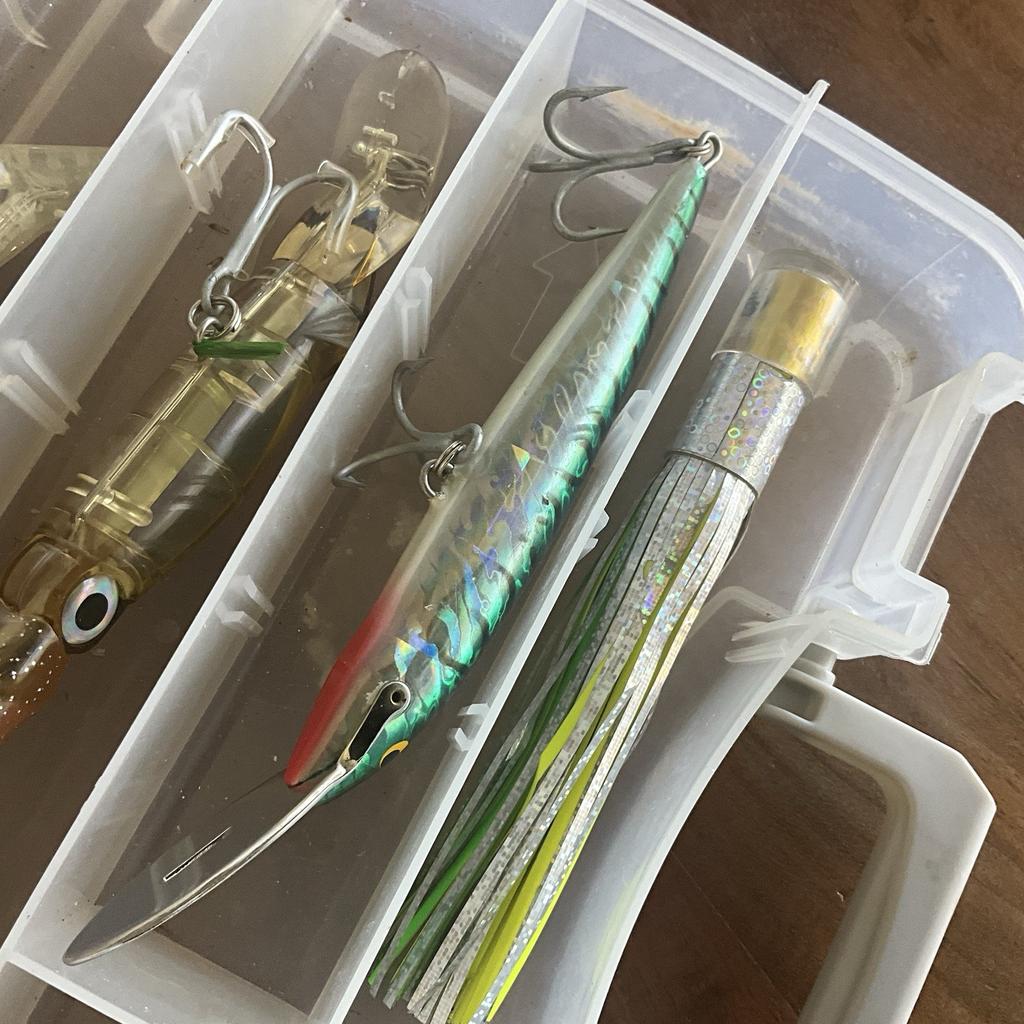 Saltwater Big Game Offshore Marlin, Maui, Wahoo, Dorado,Tuna Lures and Case - Image 7