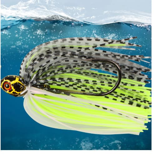 Faisox Fishing Chatterbait Kit with 5 Colorful Lures and Storage Box - Image 5