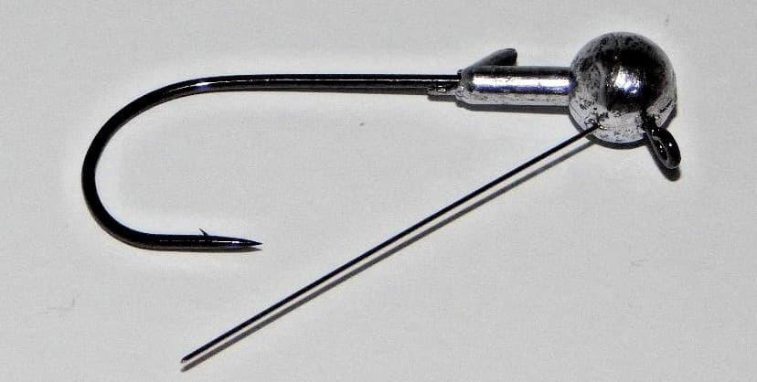 (25) 1/4 oz 3/0 Weedless jighead wire FLAT EYE grub head swimbait Umbrella rig - Image 8