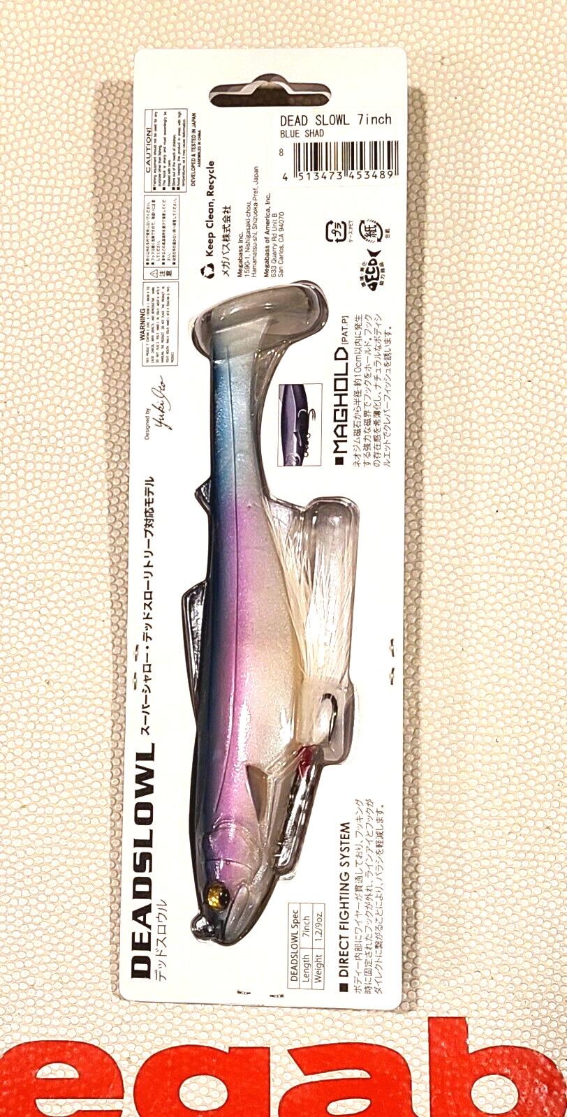 Megabass Magslowl DEAD SLOWL 7 inch "BLUE SHAD" Swimbait NIP FREE SHIP - Image 3