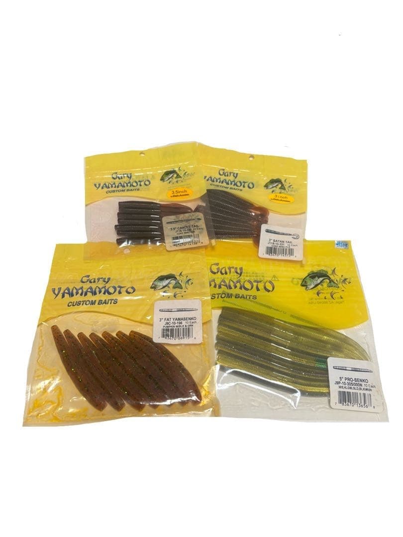 Gary Yamamoto Candle Tail and other worms, 32 pieces in total! - Image 1