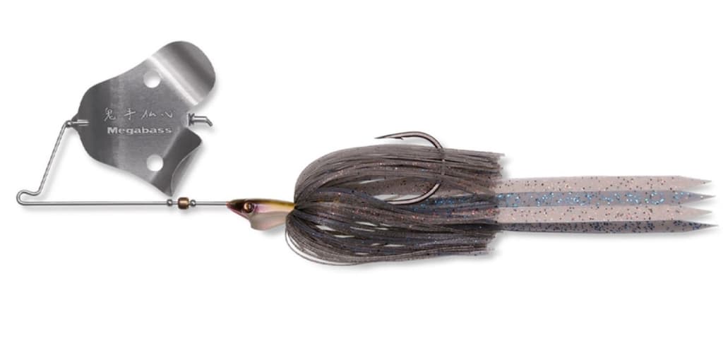 Megabass Jamaica Boa JR 3/8 oz Buzzbait Sinking Lure Ghost Smoke (4583) - Image 3