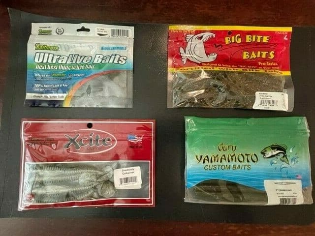 36 Packs of Soft Plastics for Bass - Variety of Brands, Colors, and Types. - Image 4