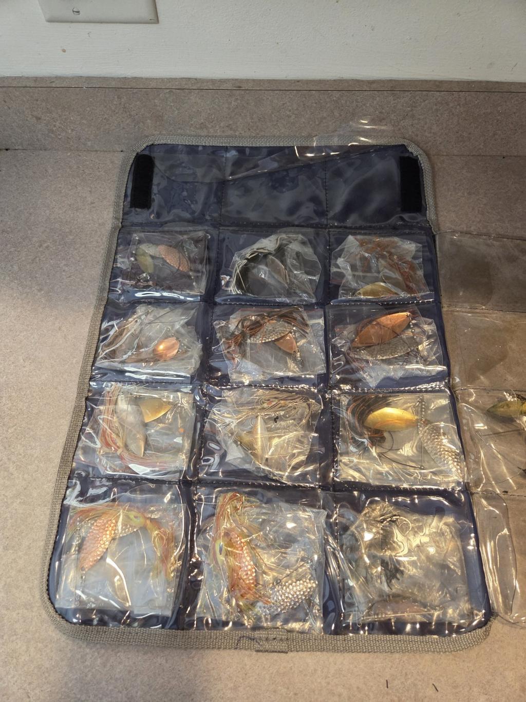 Spinner Bait Pouch Lures by Charles Spence's Strike King  with Spinners - Image 13