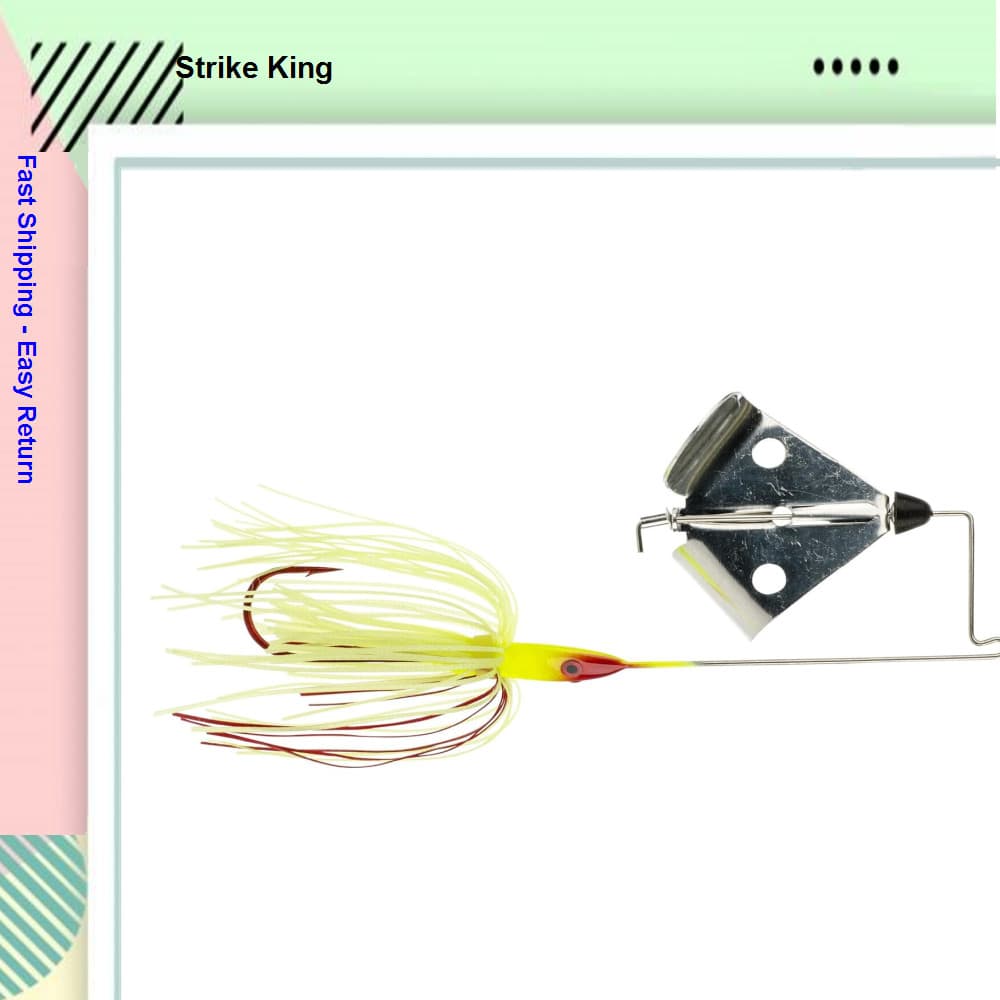 Strike King (BBEB38-301) Bleeding Elite Buzzbait Fishing Lure 3/8 oz (2 Pack) - Image 1