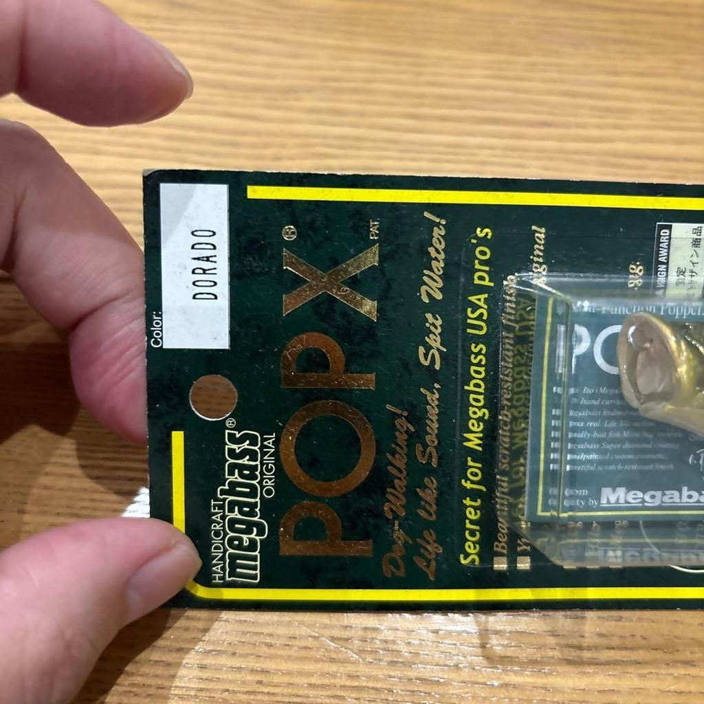 Megabass POP X Topwater Lure Dorado Multi-Function Buzzbait Used - Image 2