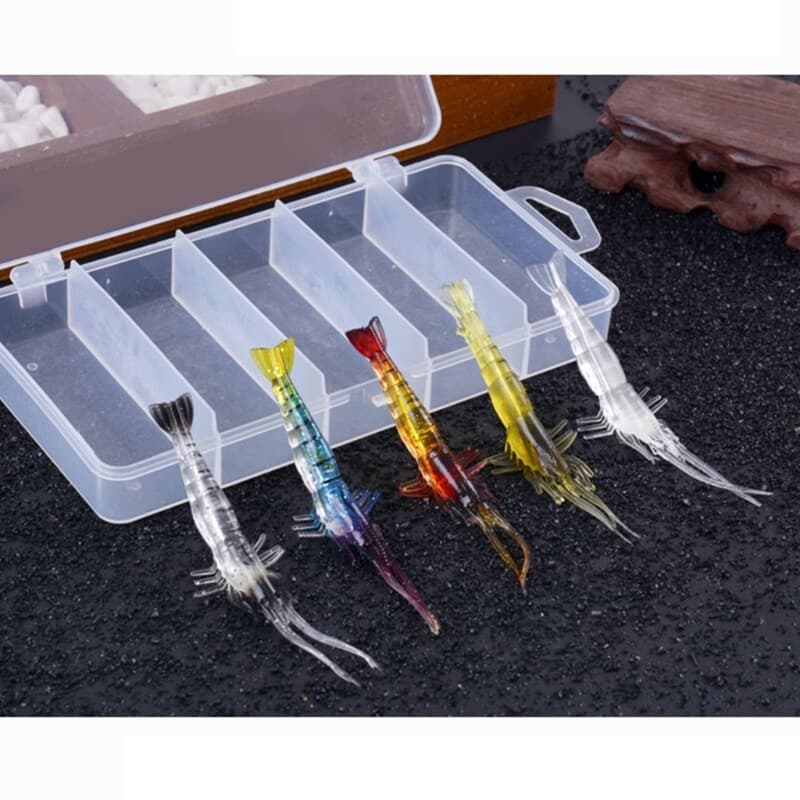 Fishing Accessories Shrimp Fishing Lures Fishing Jigs Silicone Artificial Baits - Image 7
