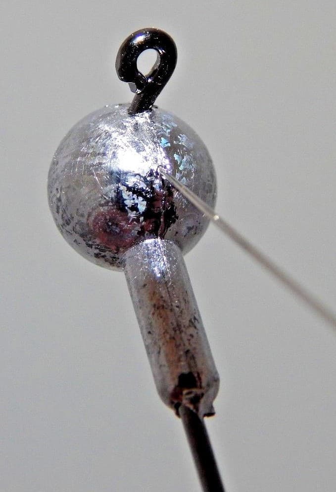 (25) 1/4 oz 3/0 Weedless jighead wire FLAT EYE grub head swimbait Umbrella rig - Image 6