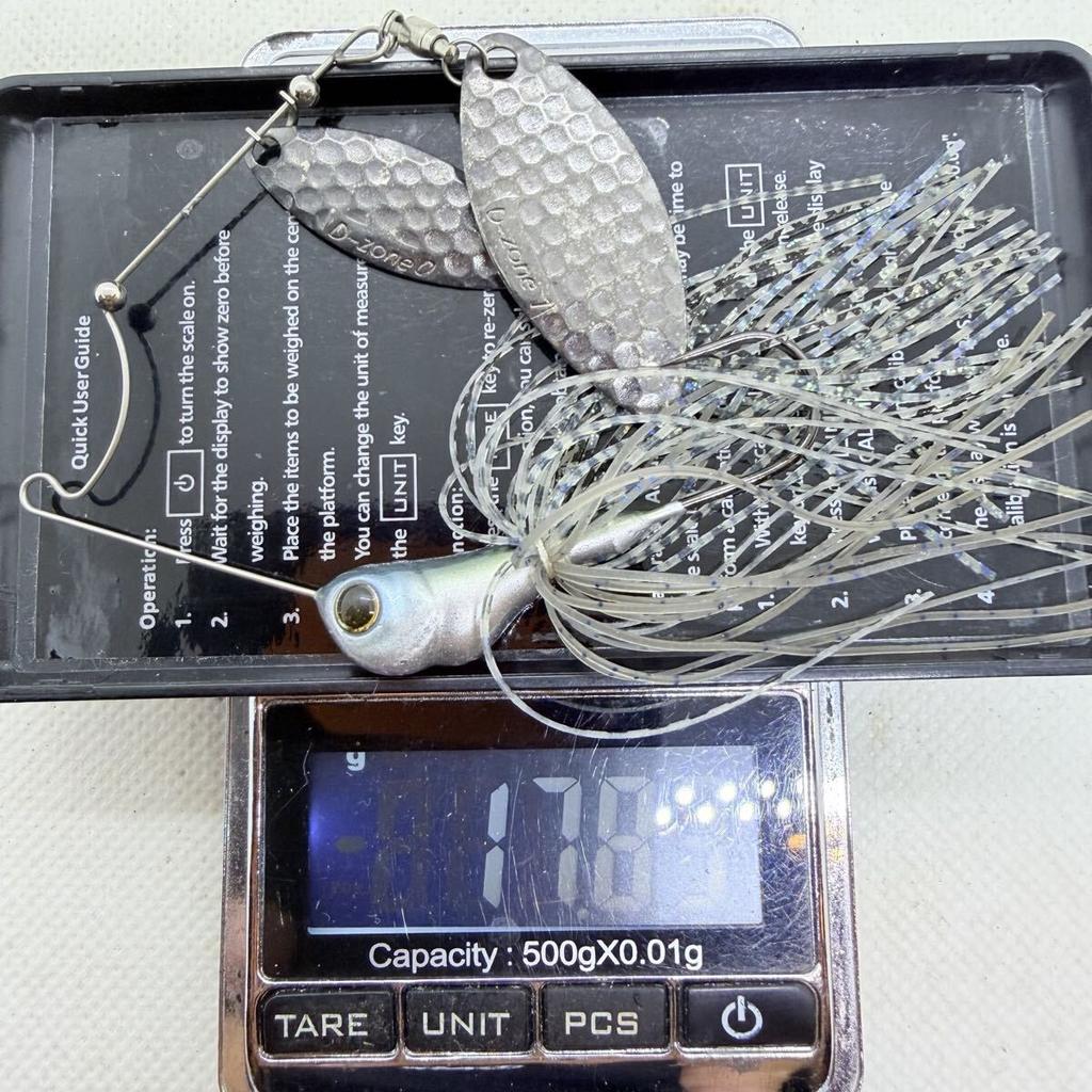 EVERGREEN e D-Zone 5 piece set actual measurement 17g/20g/21g Spinnerbait Bass - Image 10