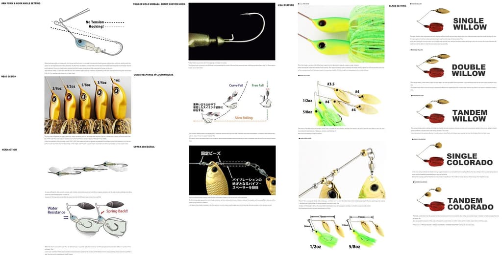 Deps B Custom Spinnerbait DW 1 oz 28 (0281) - Image 5