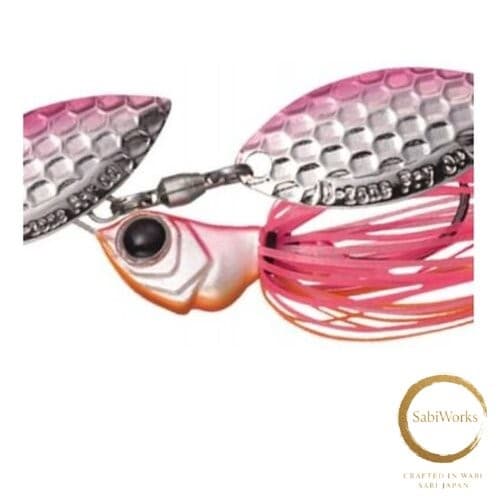 New Evergreen Spinnerbait D-Zone Fly Single Willow Leaf 1/4oz Hot Pink #18 - Image 1