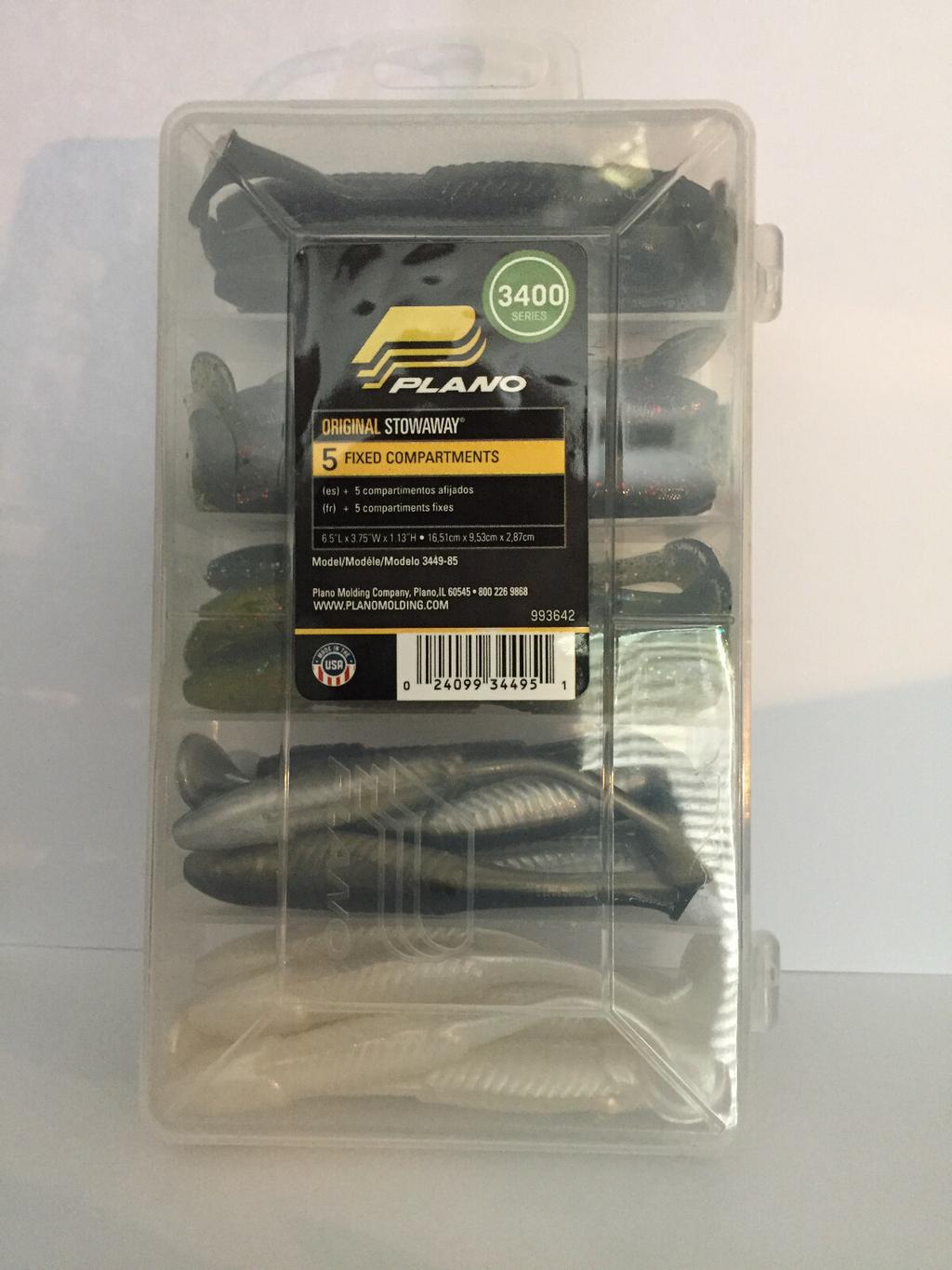 BTS 30pc. 3.5" Minnow Swimbait Kit. Plano Lure Box, 5 colors  Alabama Rig Baits  - Image 3