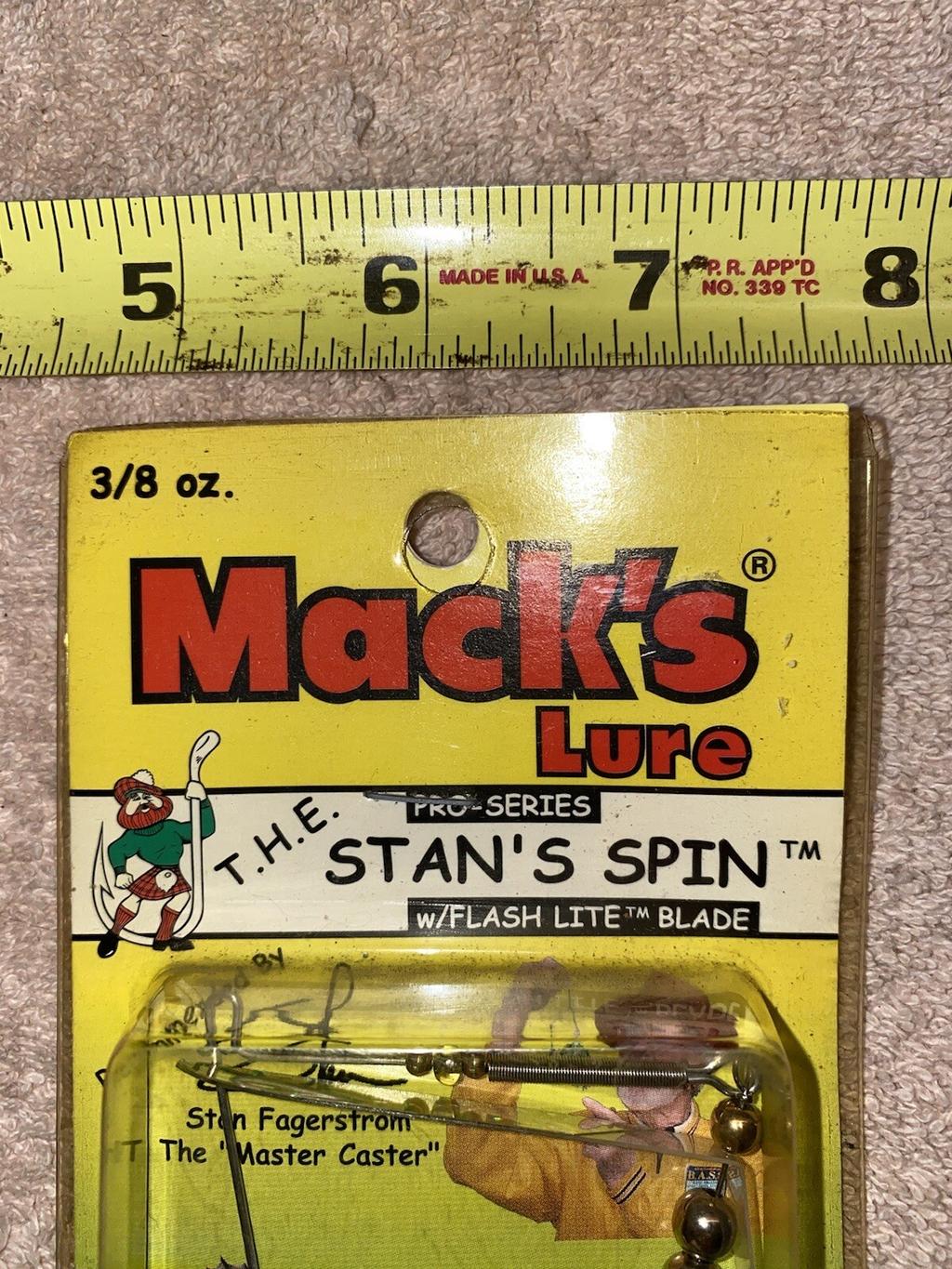 SUPER TUFF FIND!!Macks SPINNERBAIT!UNKNOWN 🎣 FUN OR COLLECT VINTAGE LURE!! - Image 4