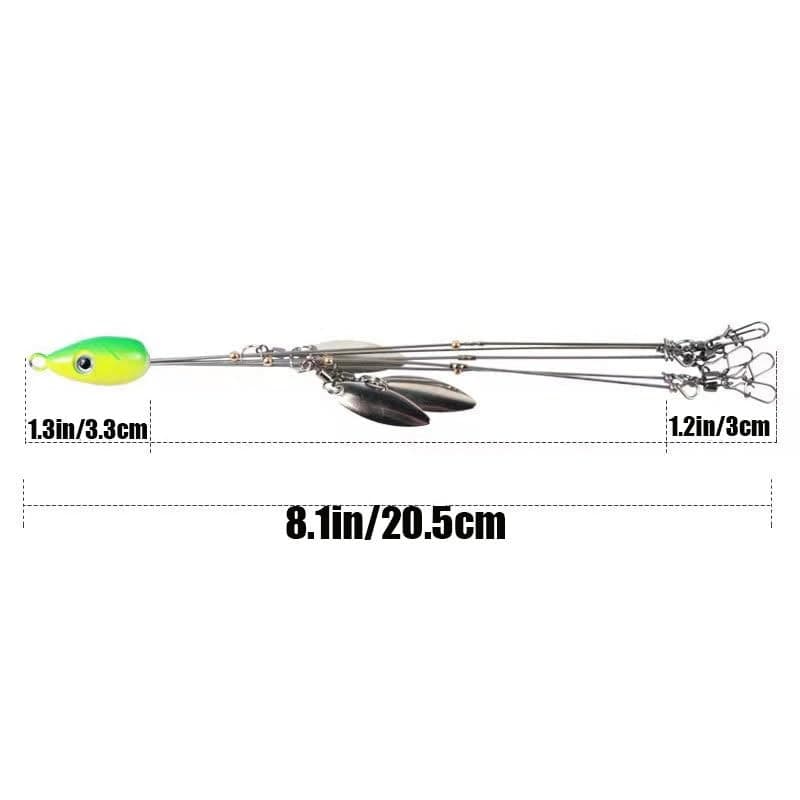 18g 5 Arm Alabama Rig Head Umbrella Fishing Group Lures Bass Swimming Baits 4 Pk - Image 4