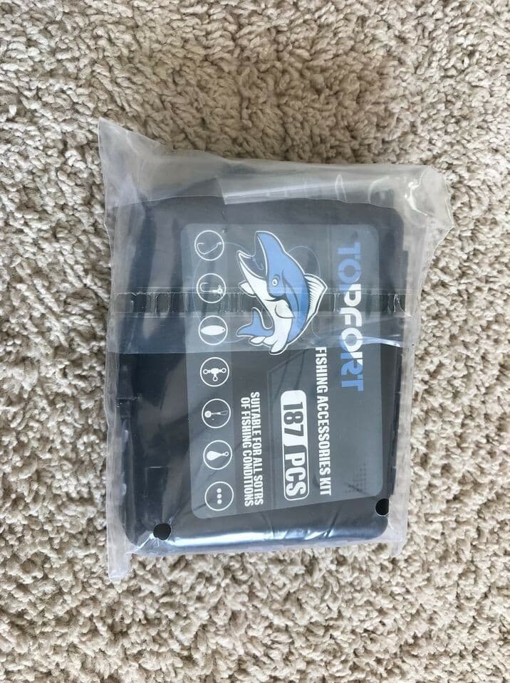 TOPFORT 187pcs Fishing Accessories Kit - Image 2