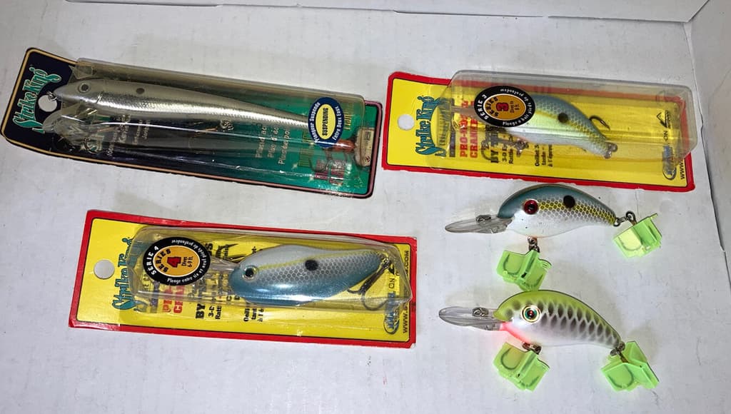 (5) Strike King NOS Lures: Pro-Model Series 3 (3),  4 (1), KVD Wild Shiner (1) - Image 7