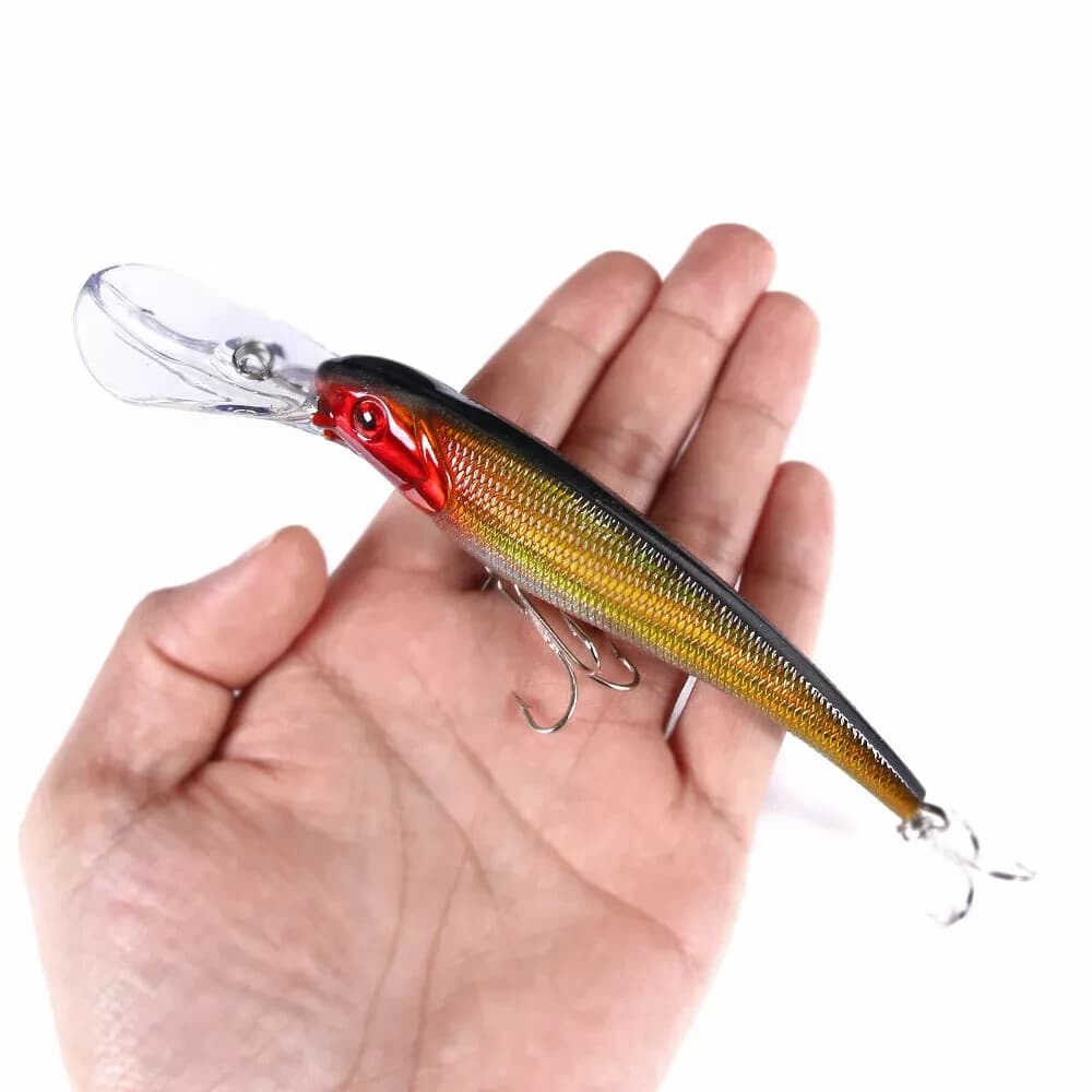 12pcs/set 16.5cm/27.9g Trolling Bait Minnow Fishing Lure Bass Swimbait Wobbler - Image 4