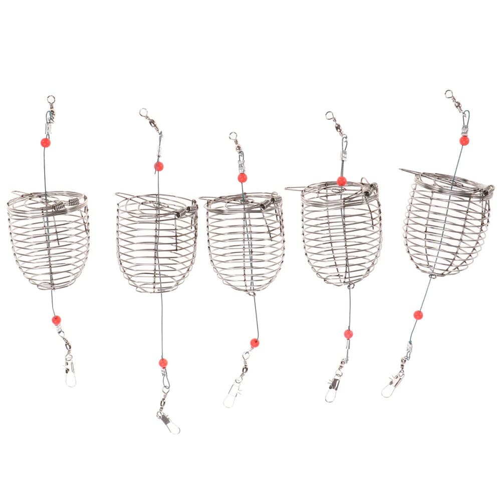 5 PCS Fishing Accessories Crab Trapping Bait Cage for Carp Keeper - Image 10