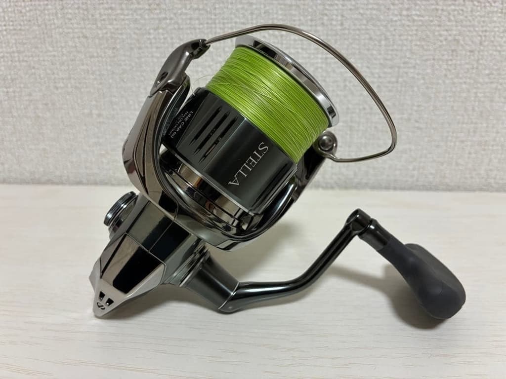 Shimano 22 Stell4000M Spinning Reel Used Good Condition with Upgraded X8 Line - Image 3