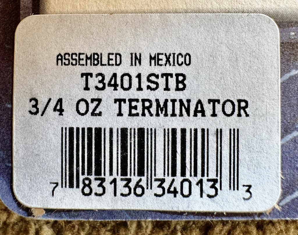 Terminator Titanium Spinnerbait…3/4 Oz…(NIB)..,Vintage Discontinued…Rare - Image 4