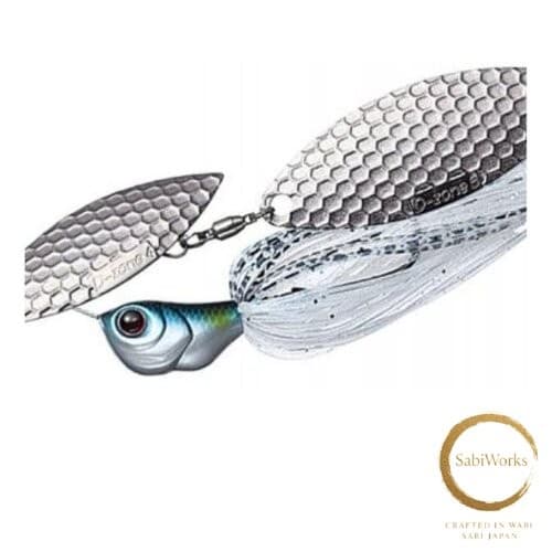 New Evergreen Spinnerbait D-Zone Double Willow Leaf 1/2oz Lotus #03 - Image 1