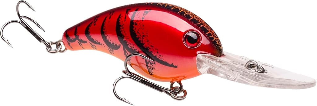 Strike King Crank Bait - Dives to 25ft - 2oz 2oz, Delta Red  - Image 1