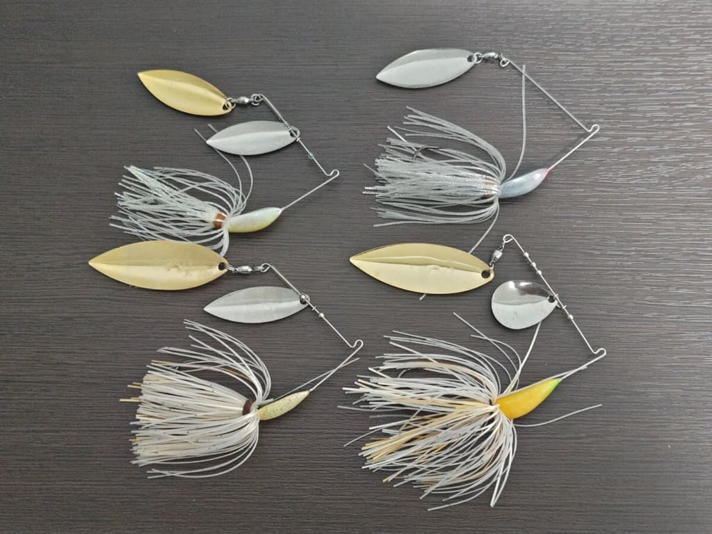 Megabass V-FLAT V Flat # Yuki Ito Old Spinnerbait (Set of 4) - Image 2