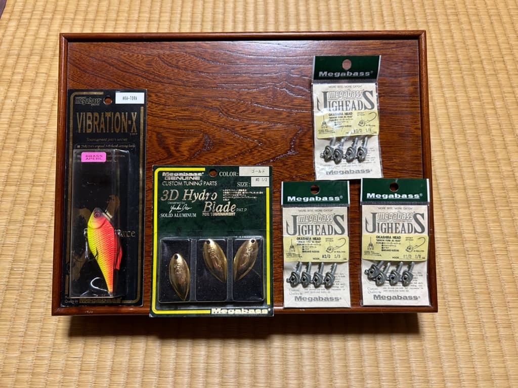 Megabass Vibration-X Early Package & JIGHEADS Rare Discontinued Japan Lure Set - Image 1
